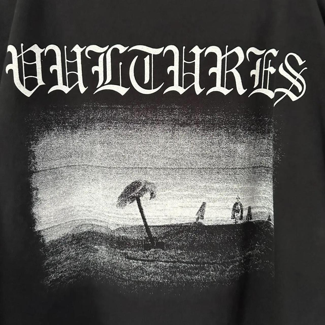 Vultures tracklist Yeezy Merch long sleeve Size 2 | Depop