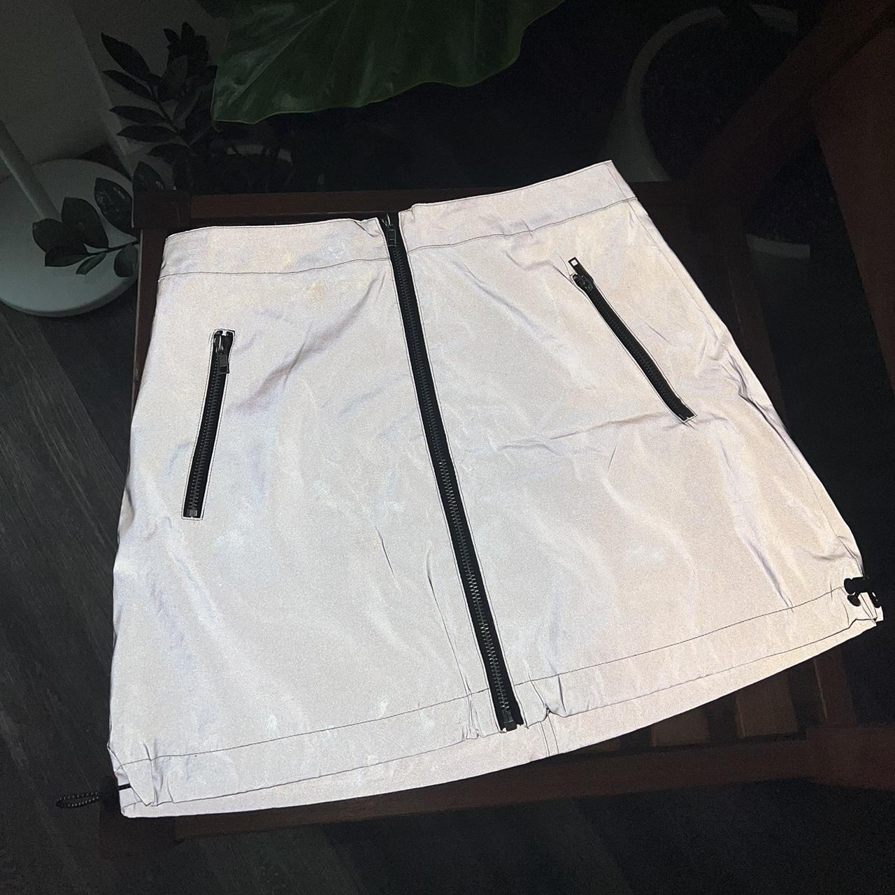 Forever21 reflective skirt I also have a size L! - Depop