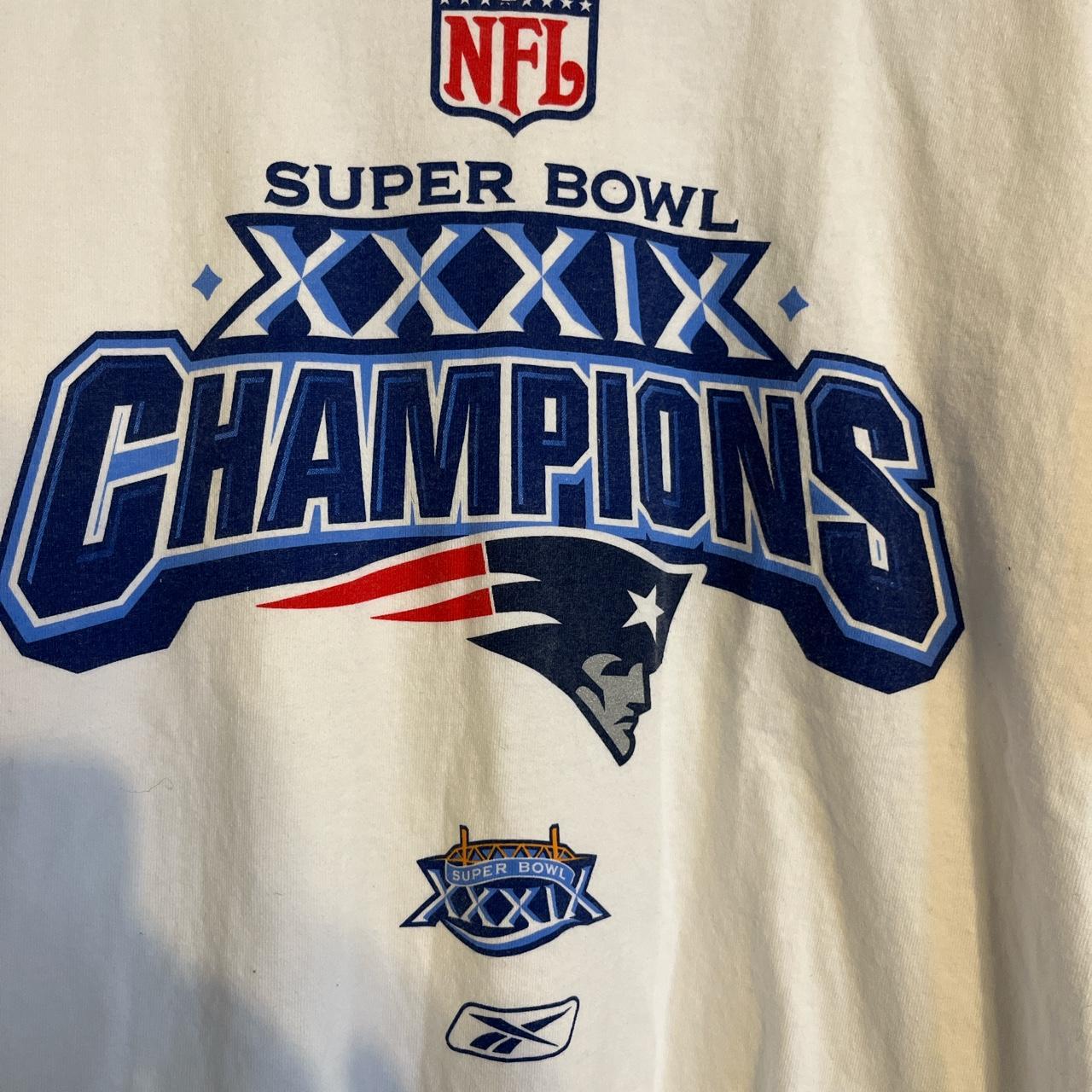 Vintage NFL New England Patriots Super Bowl 39 T-shirt