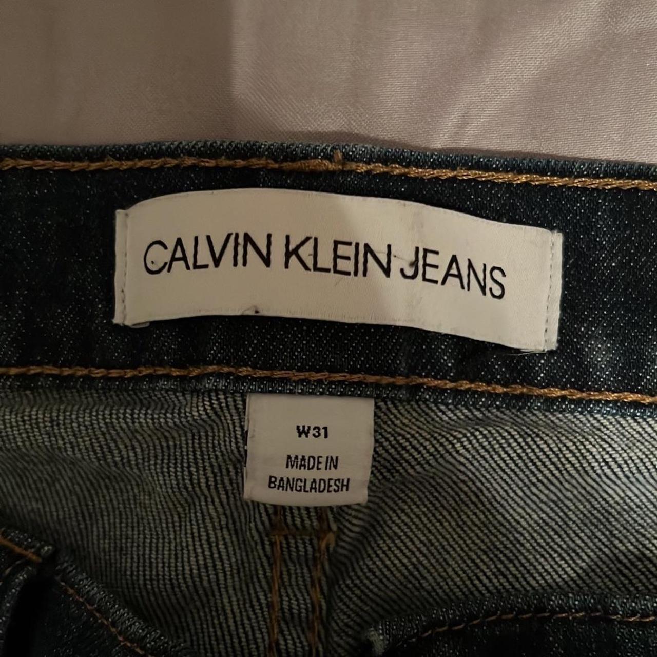 calvin klein jorts: men’s size W31 jean shorts,... - Depop