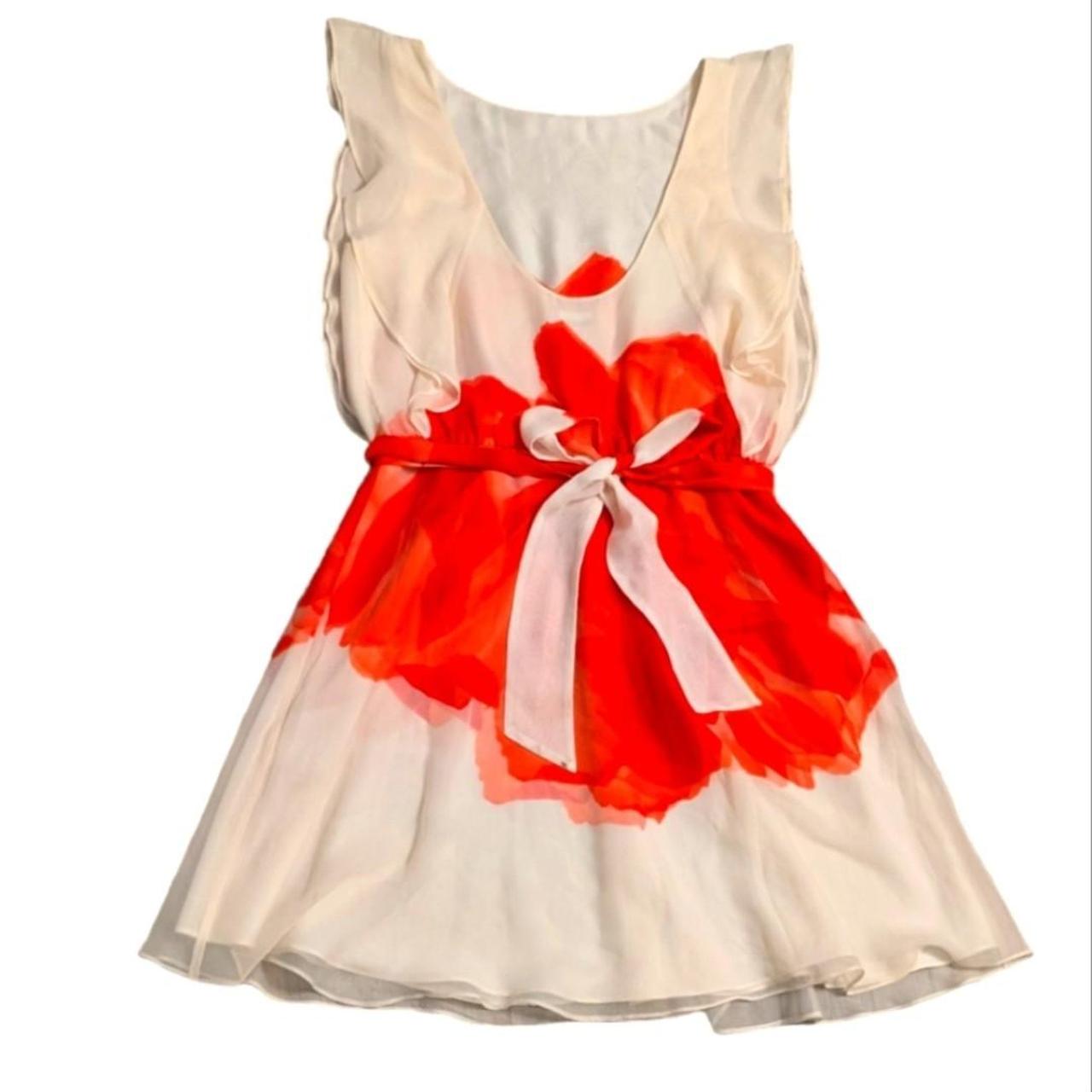 Ali Ro Silk Nieman Marcus Bright Flowy Floral