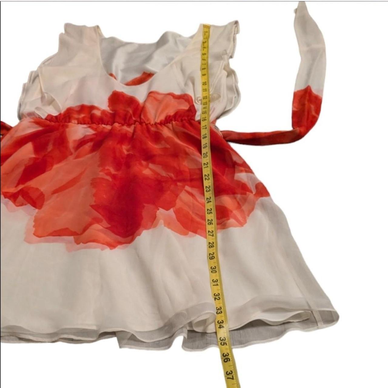 Ali Ro Silk Nieman Marcus Bright Flowy Floral Depop - Main Image