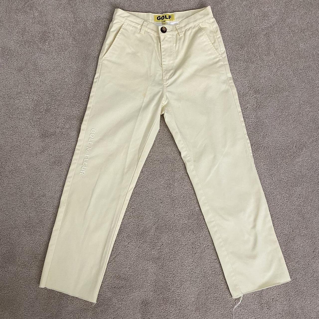 GOLF LE FLEUR CHINO PANTS, cream colored , Size:...