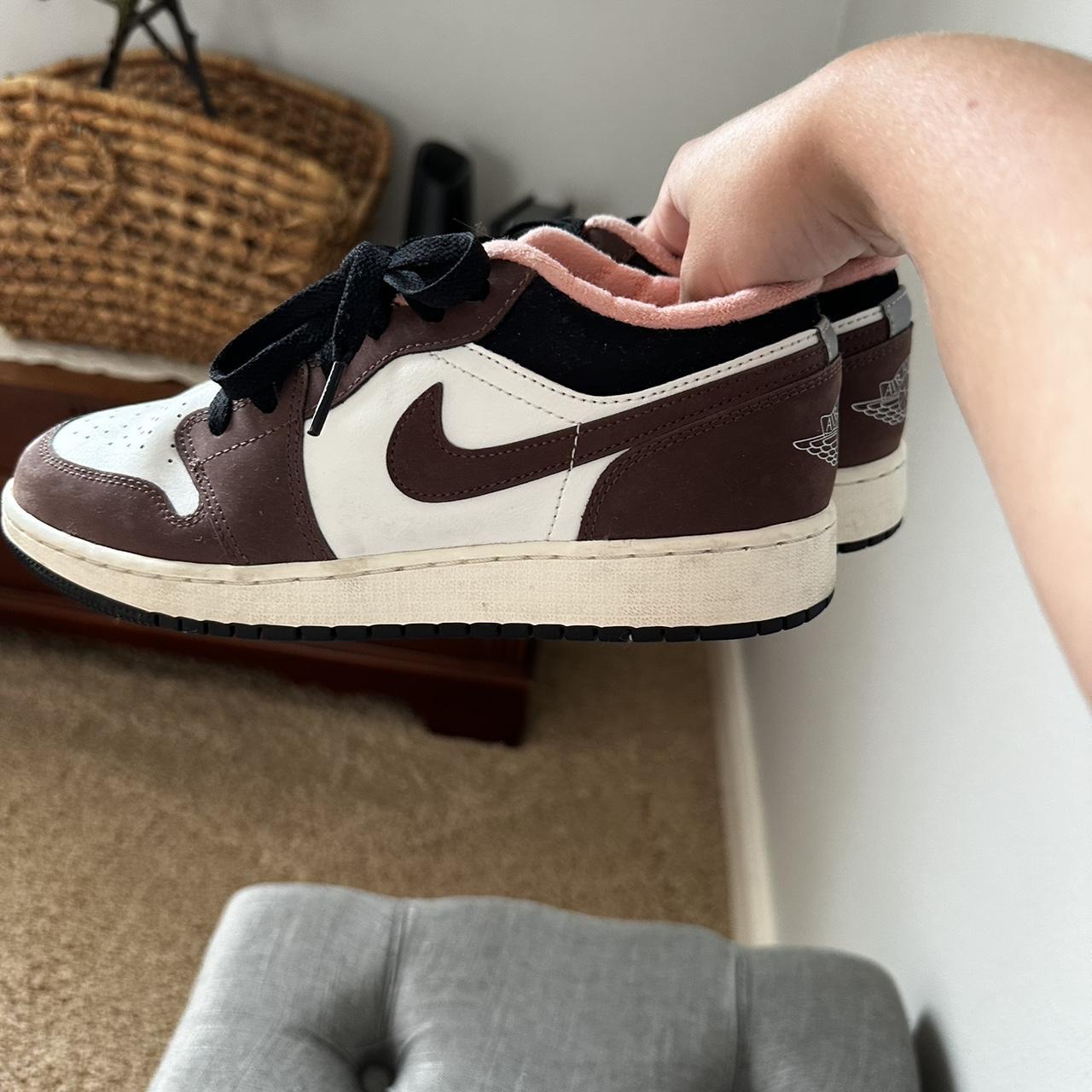 Air Jordan 1 Low Mocha Lightly worn with scuff. Depop