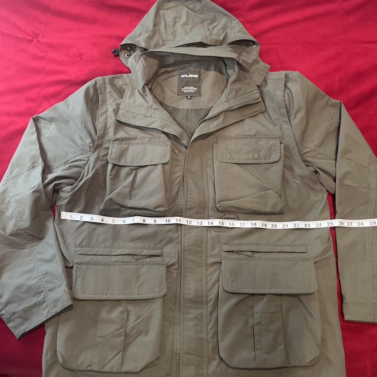Jeep raincoat, outdoors, fishing jacket, camouflage... - Depop