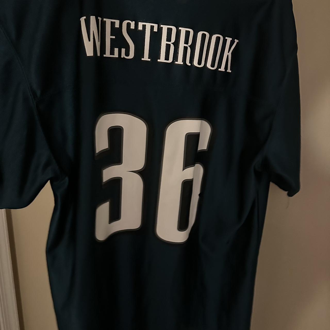 NFL, Shirts, Philadelphia Eagles Brian Westbrook 36 Nfl Football Jersey  Black Size L