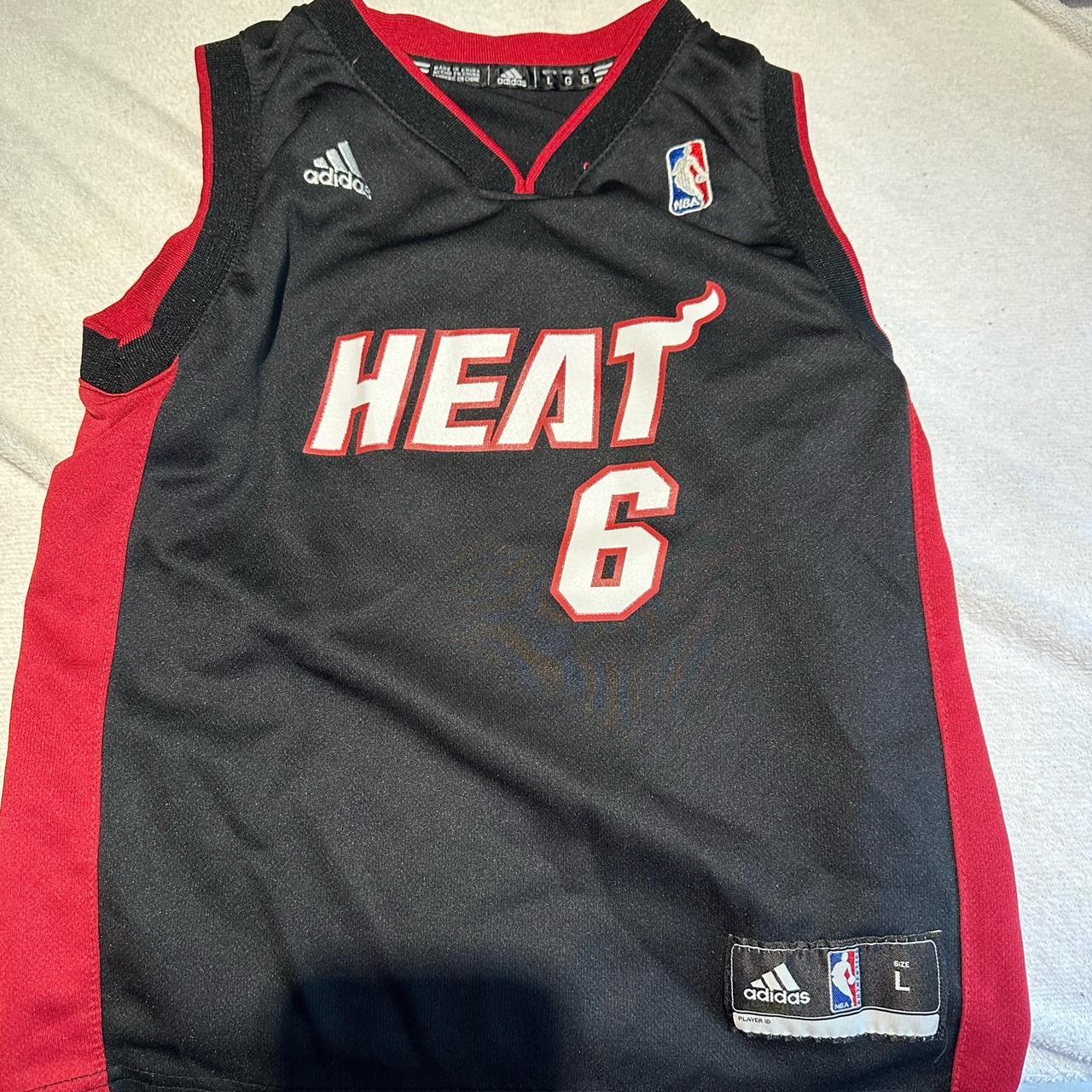 Miami Heat Lebron James jersey. Size Youth Large - Depop