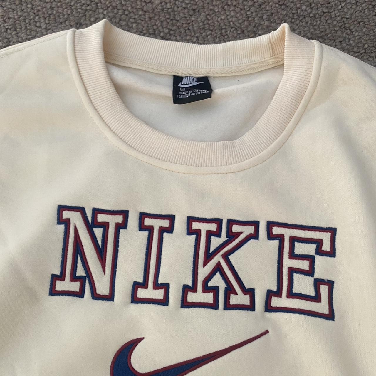 embroidered nike jumper