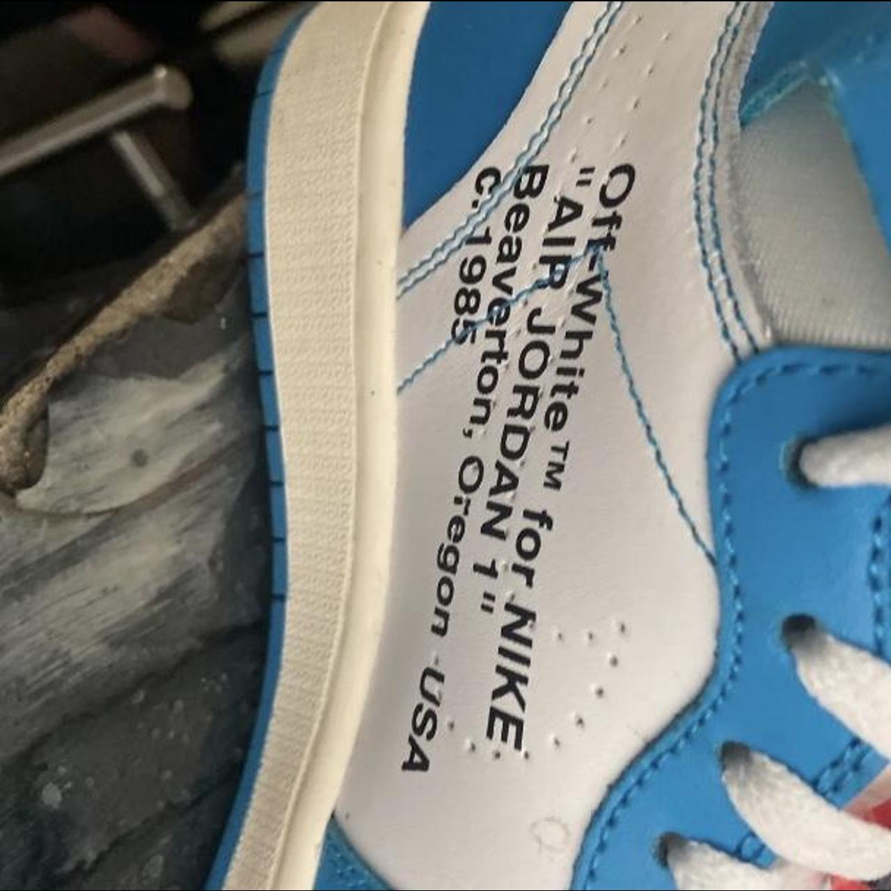 off white x air jordan 1 retro high unc