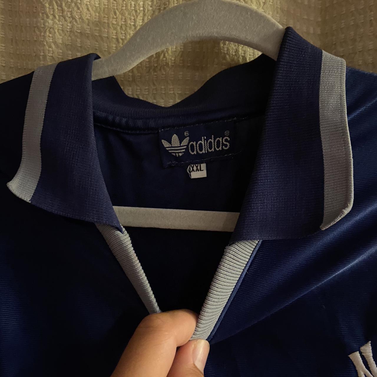 Vintage Adidas Yankees collared jersey Super - Depop