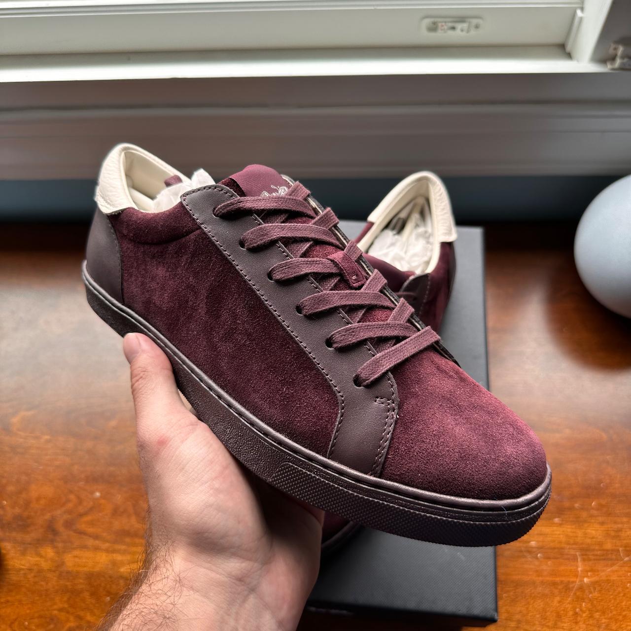 COACH C126 LOW TOP SNEAKER OXBLOOD (SZ 8.5 Mens/10... - Depop