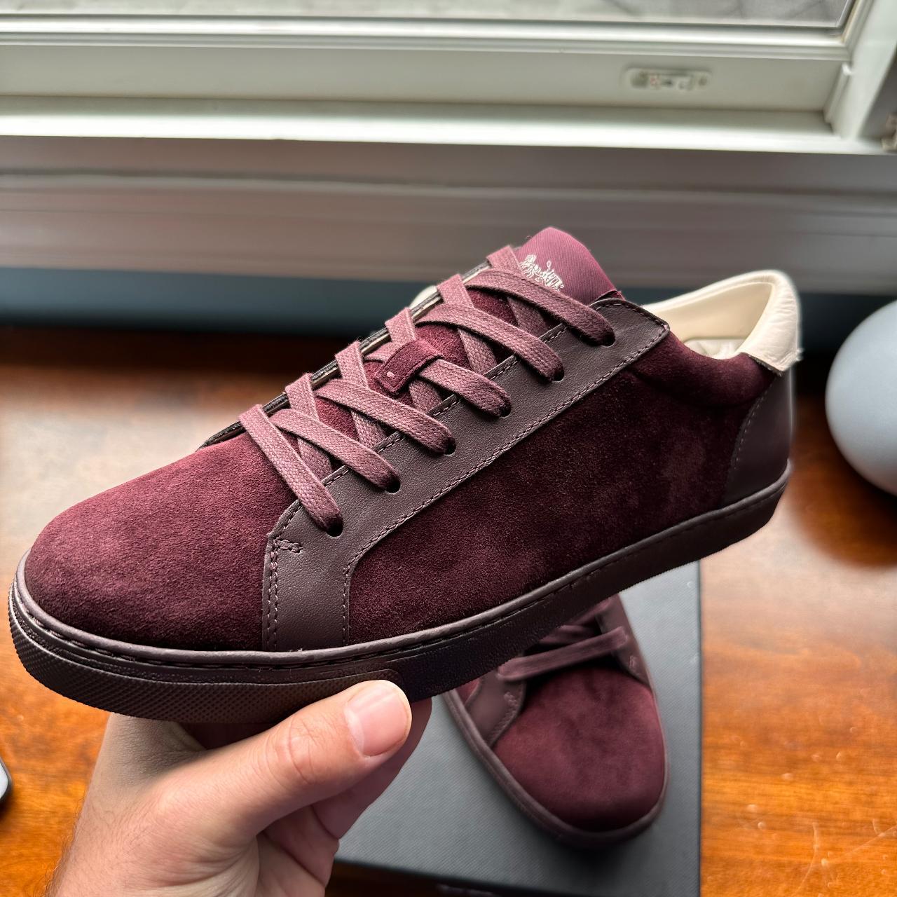 COACH C126 LOW TOP SNEAKER OXBLOOD (SZ 8.5 Mens/10...