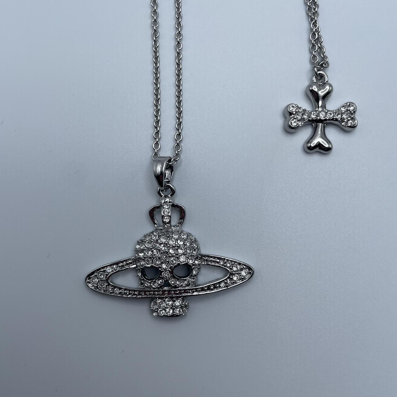 Vivienne Westwood skull necklace Very unique... - Depop