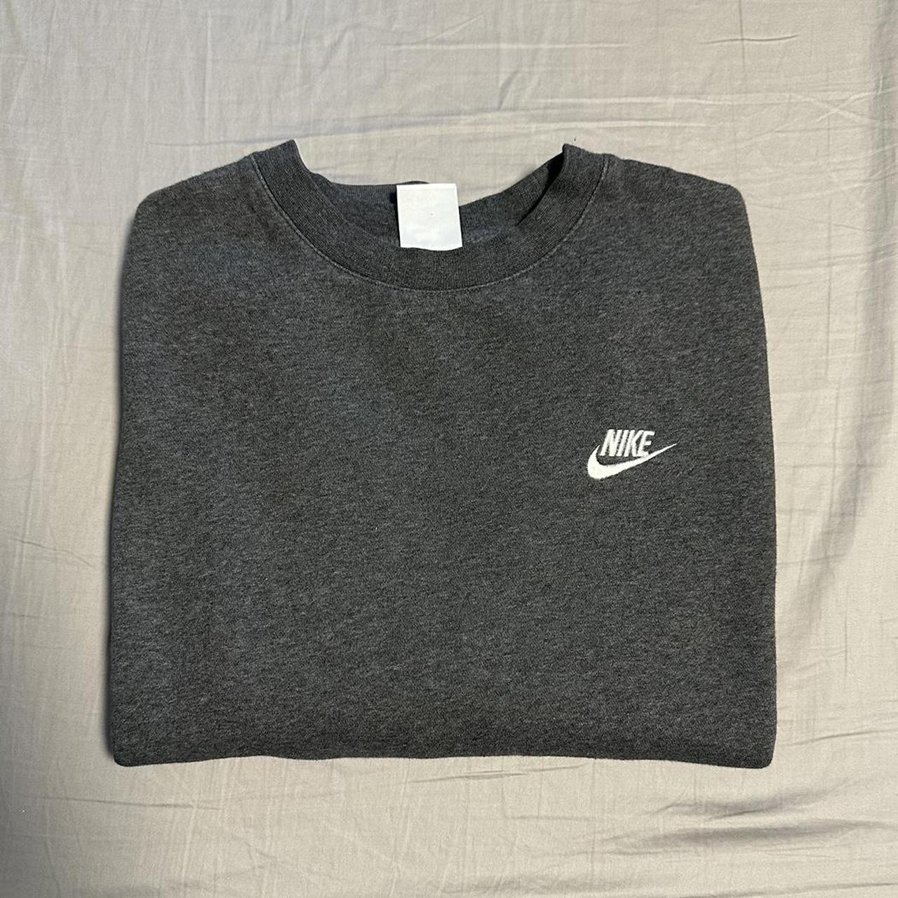 mens grey nike crewneck