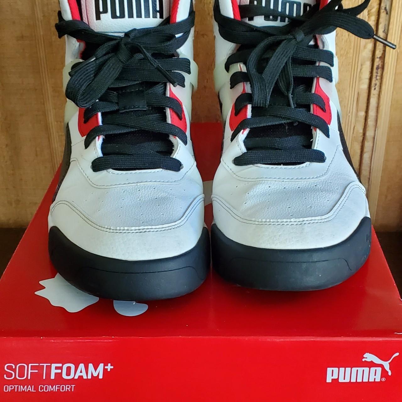 puma men's backcourt mid sneakers