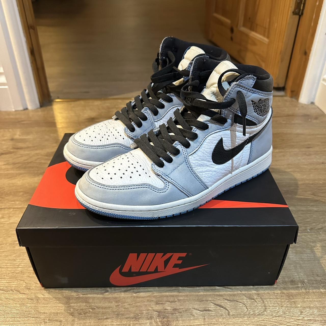 retro air jordan 1 blue and white