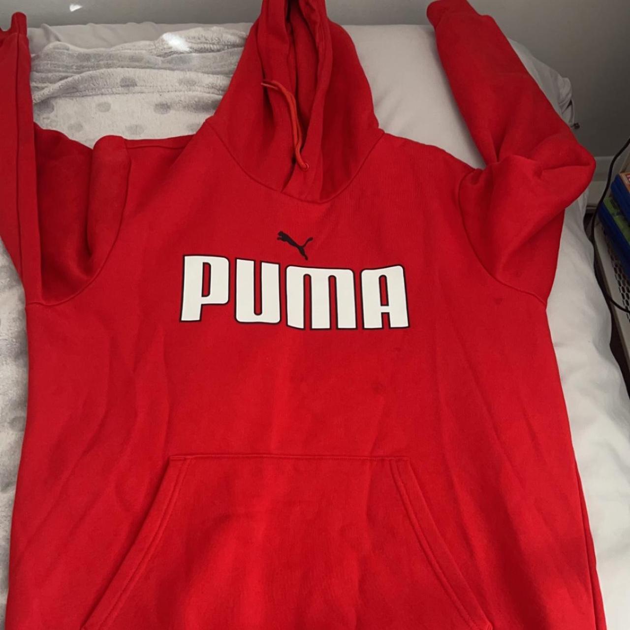 Puma tracksuit worn once but won’t wear again! Cheap - Depop