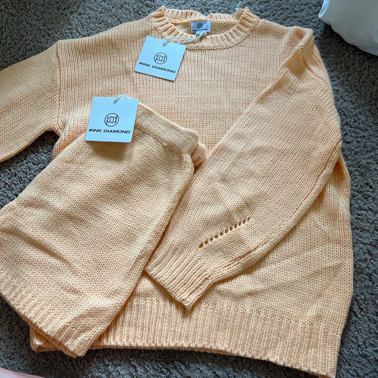 verge girl knitwear set jumper and shorts both size... Depop