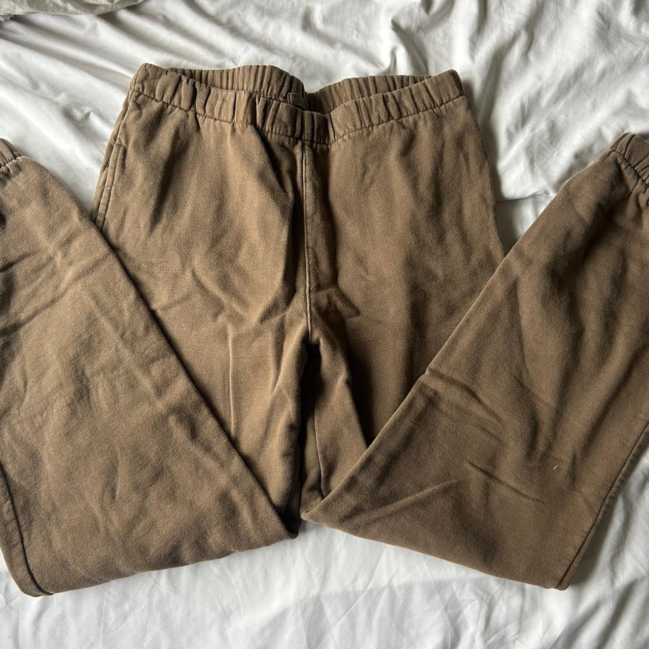 Brandy Melville Women's Sweatpants Tan/Brown One size – super