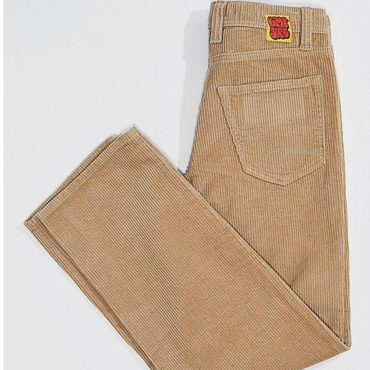 Empyre jeans beige corduroy, size 34 like new only - Depop