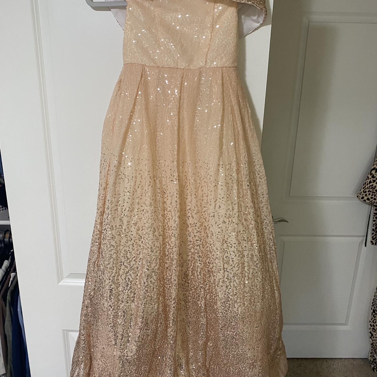 Rose gold outlet and cream dress