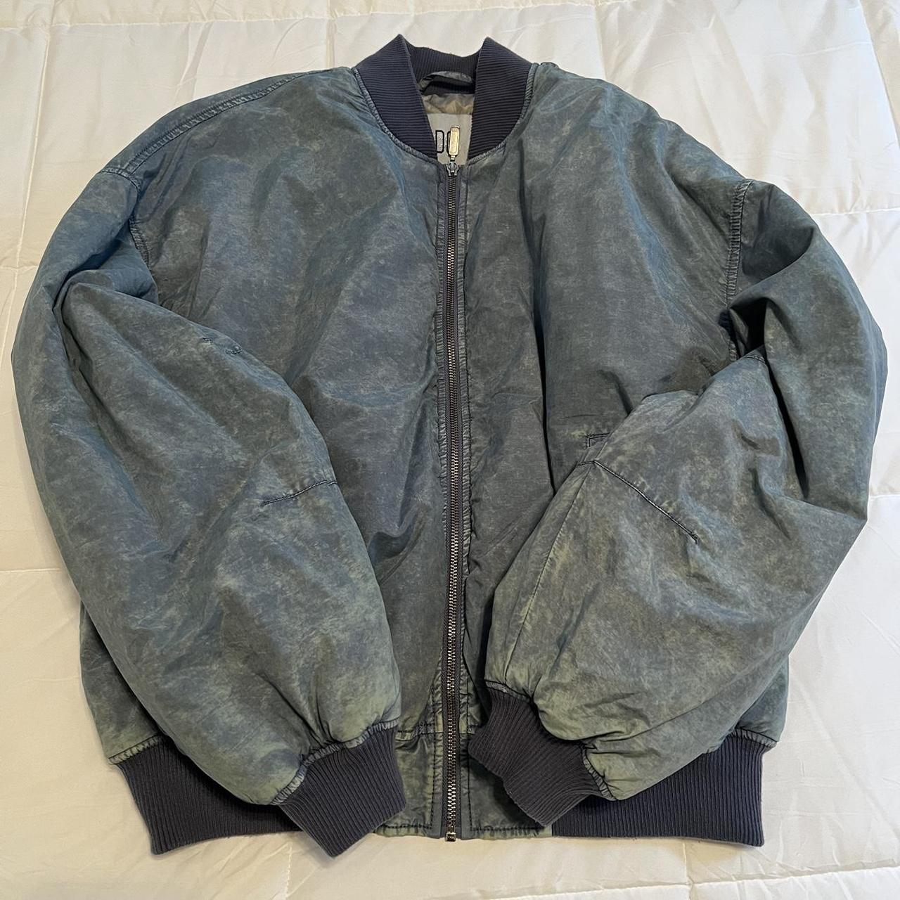 BDG Bomber Jacket Size - Meduim Color - Slate Blue... - Depop