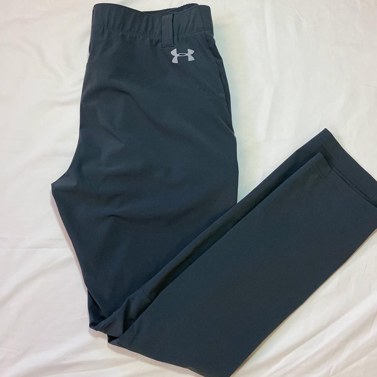 Grey, Under Armor Sports pants perfect for the... - Depop