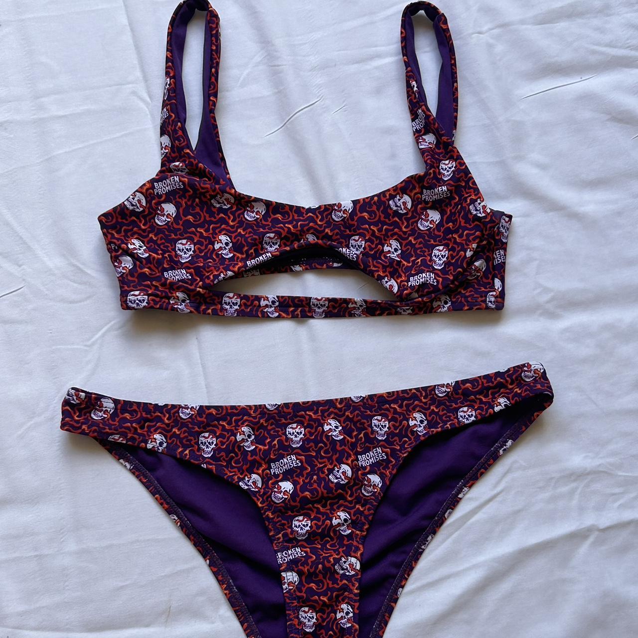 broken promises bikini from zumiez - Depop