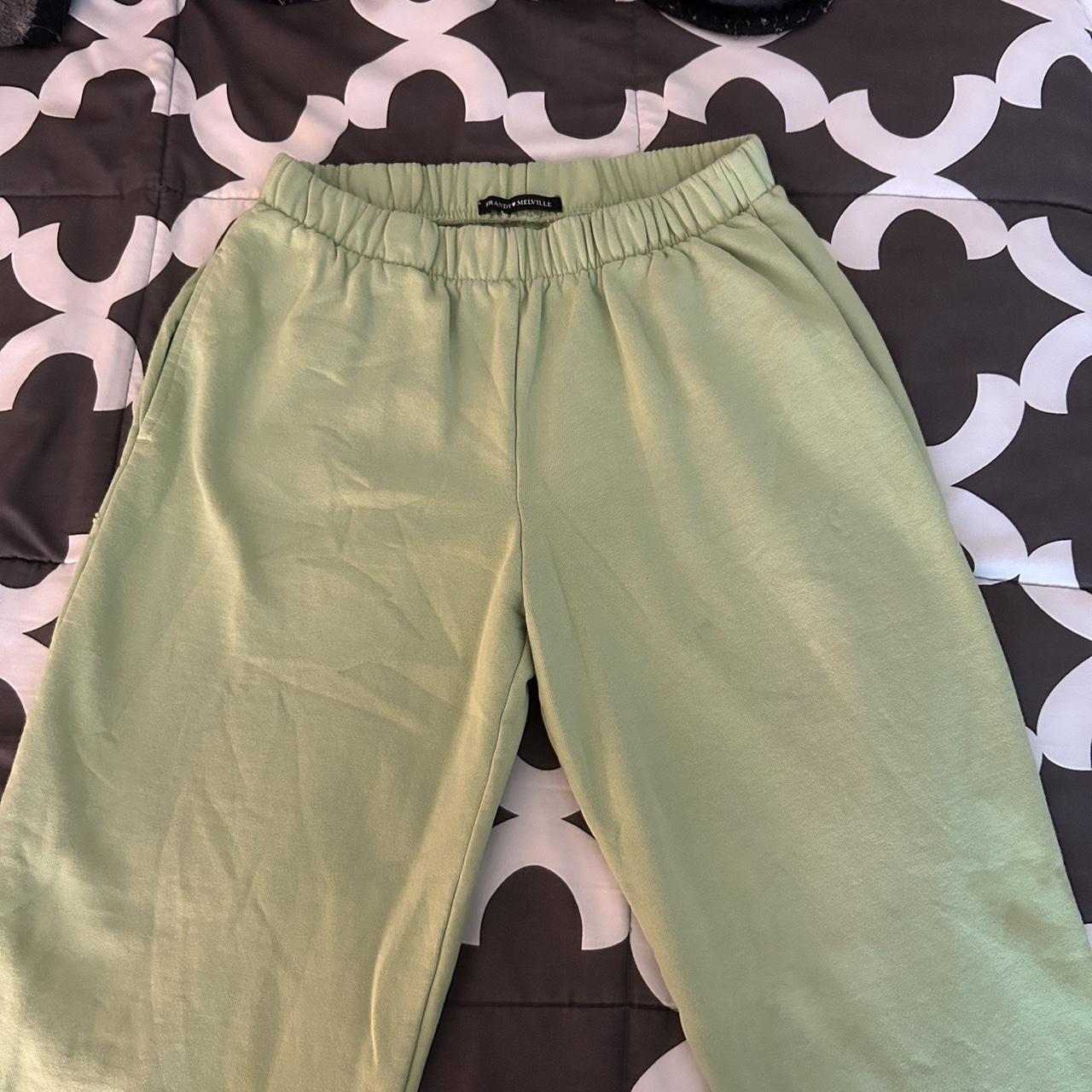 Lime green rosa online sweatpants