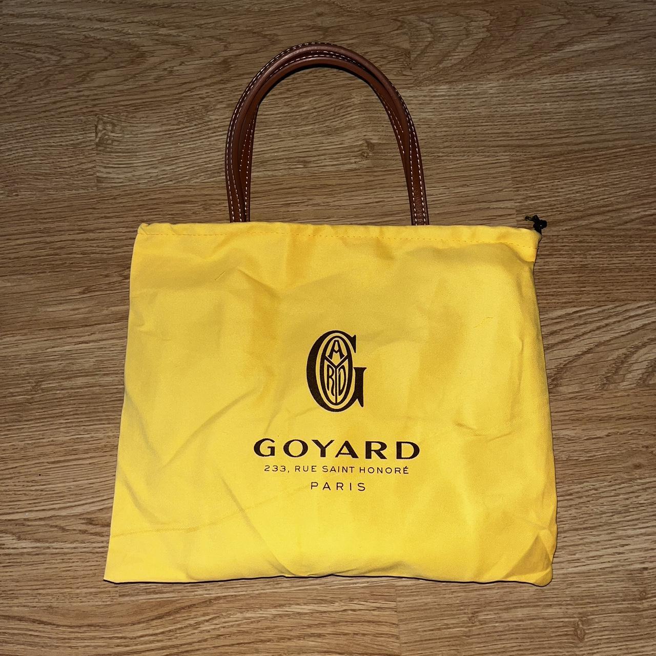 Goyard tote bag in great condition, a few dirt marks - Depop