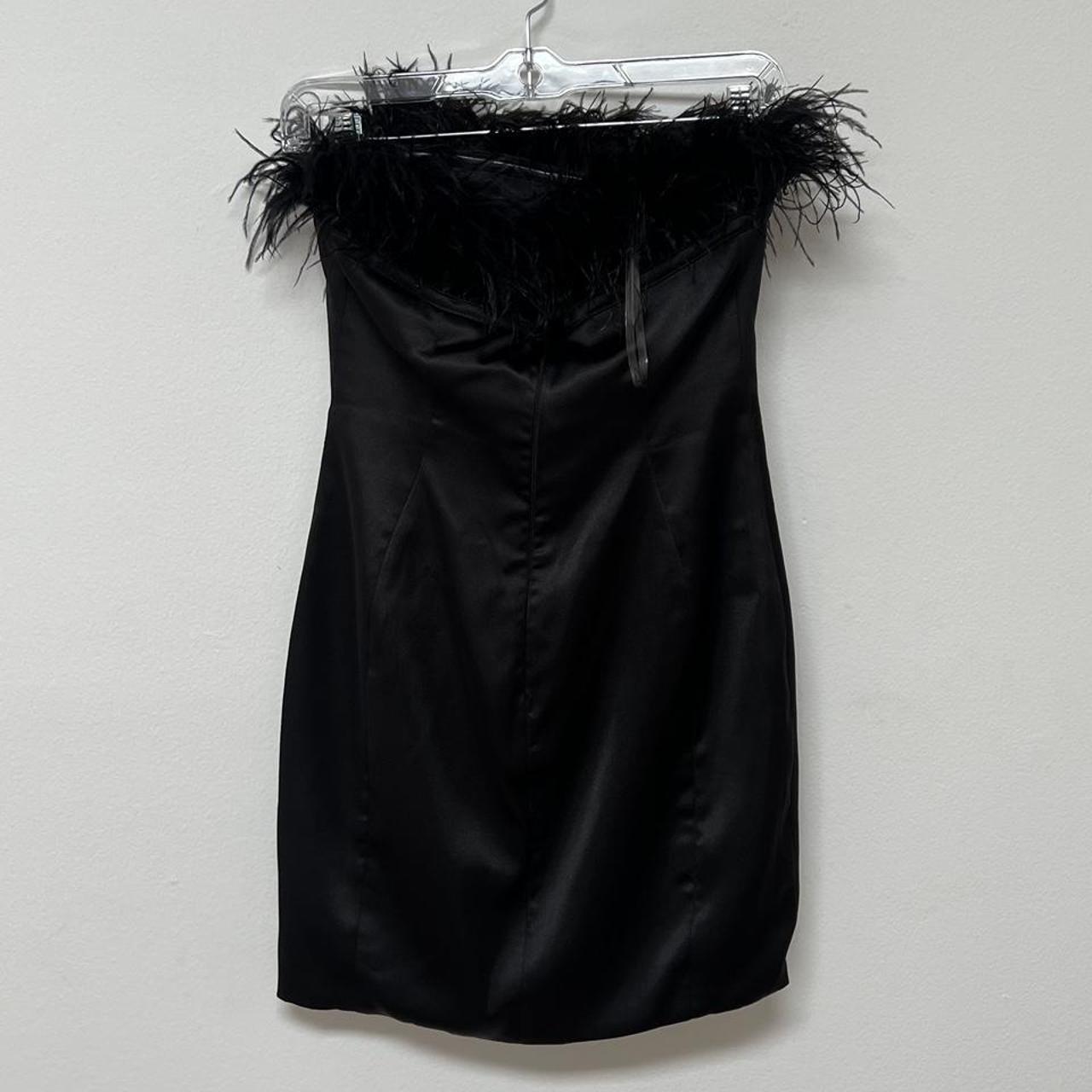 House of CB feather mini dress. Obsessed with this... Depop