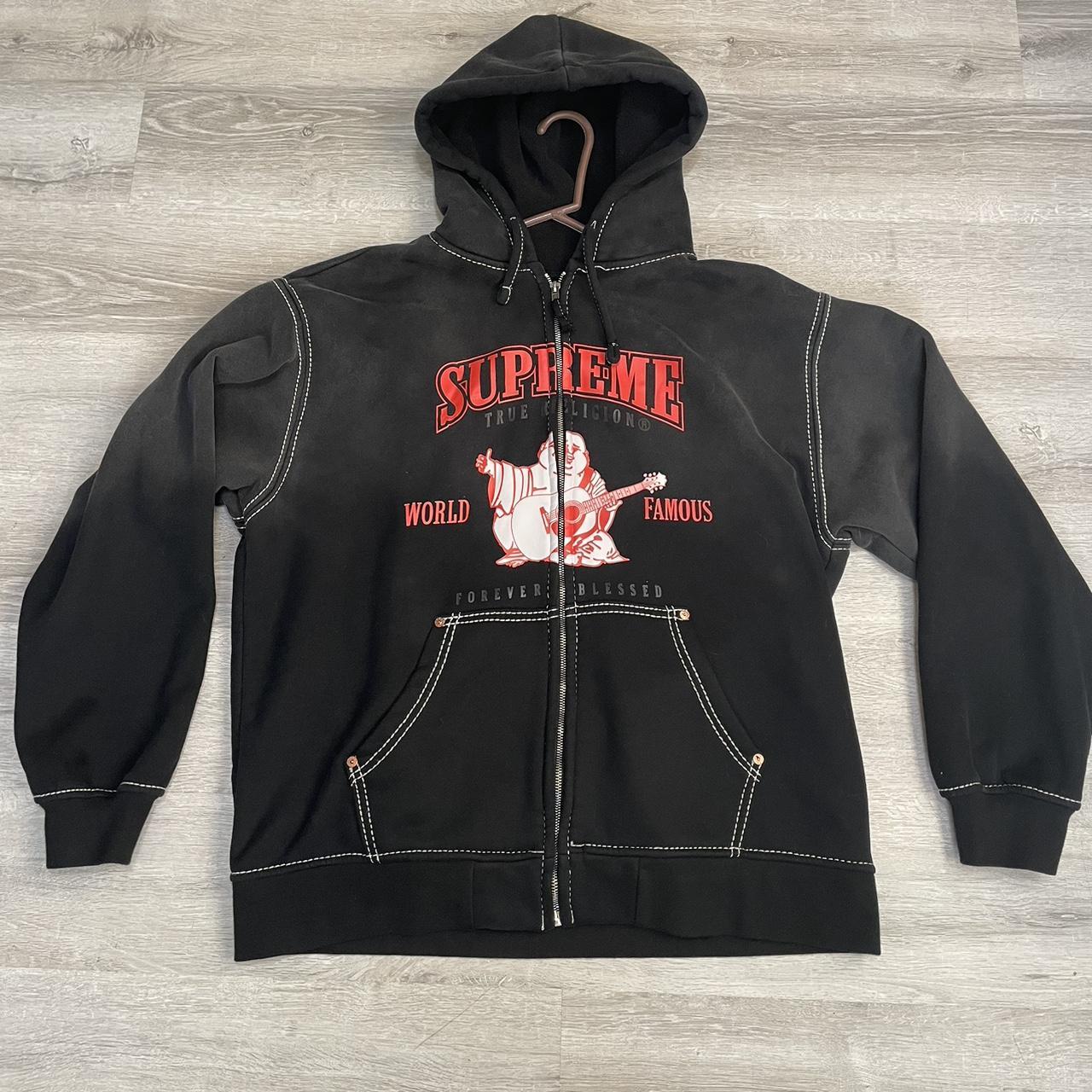 Supreme Tru zip up hoody collab size XL Going for... - Depop