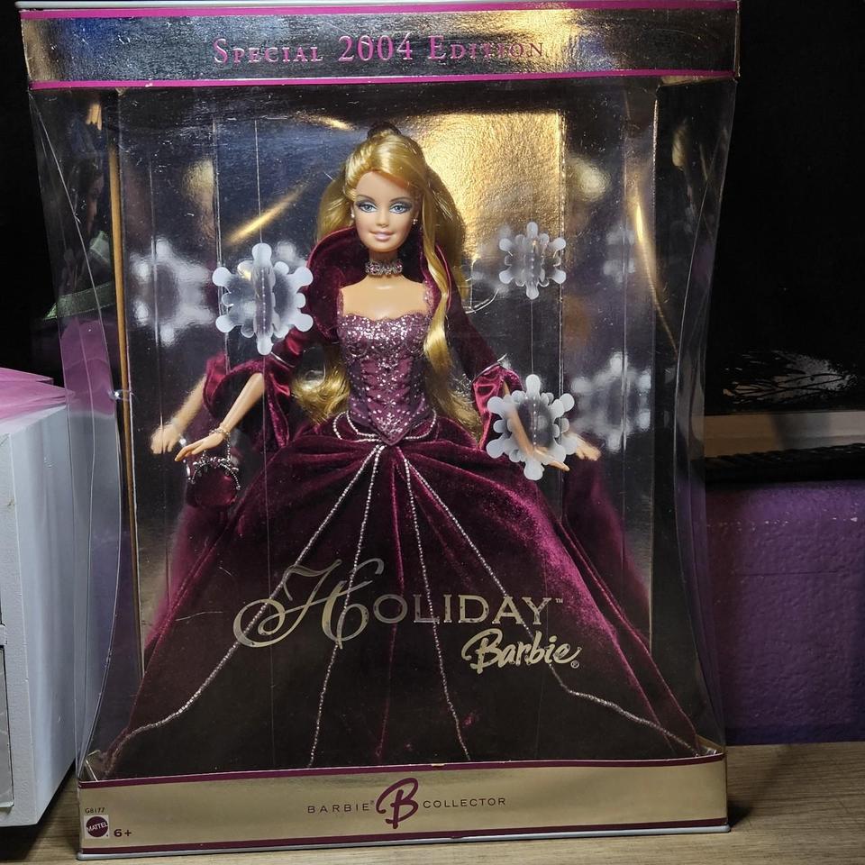 2004 holiday sales barbie burgundy