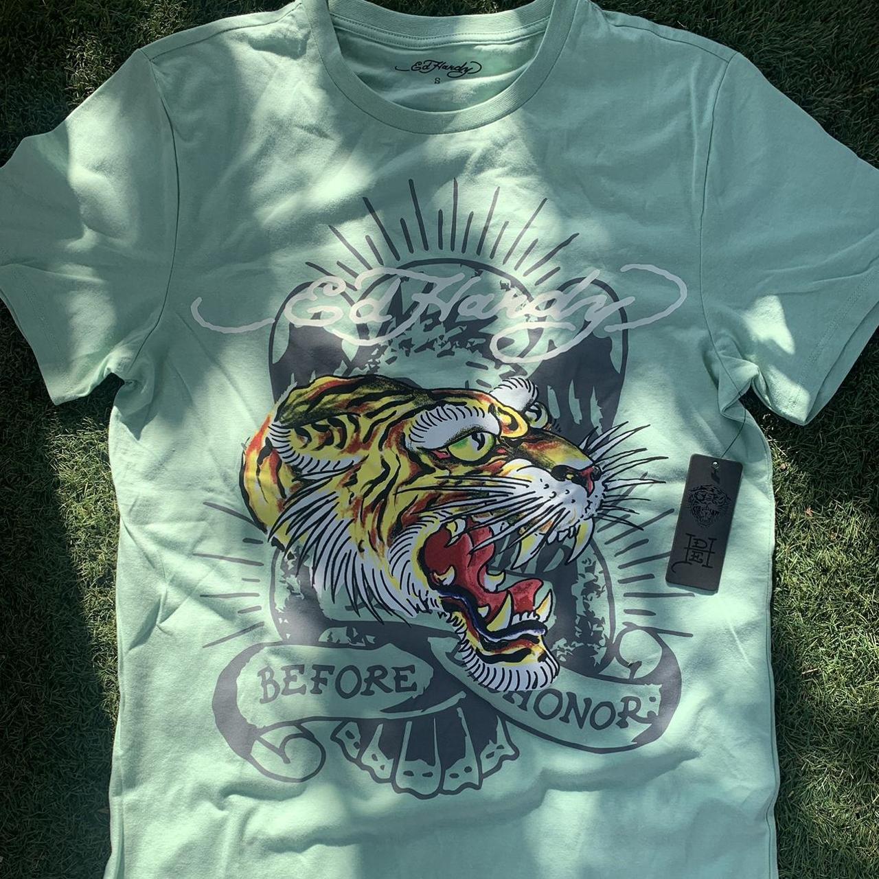 Ed Hardy T Shirt Depop   P0 