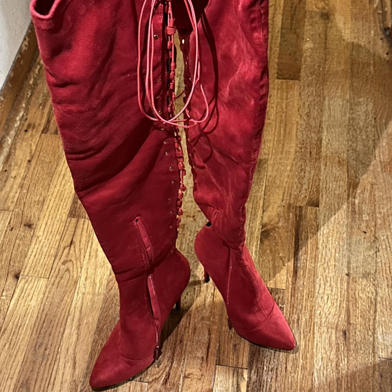 Thigh high clearance boots size 10