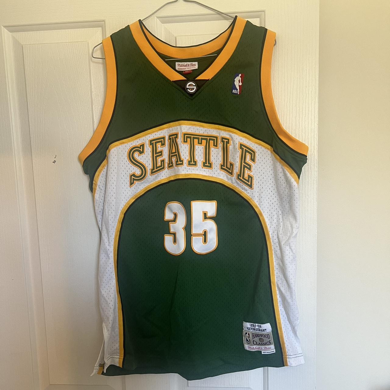 kd seattle supersonics jersey