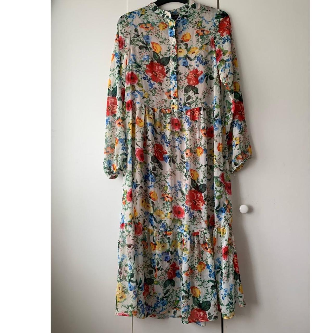 Primark floral midi dress hotsell