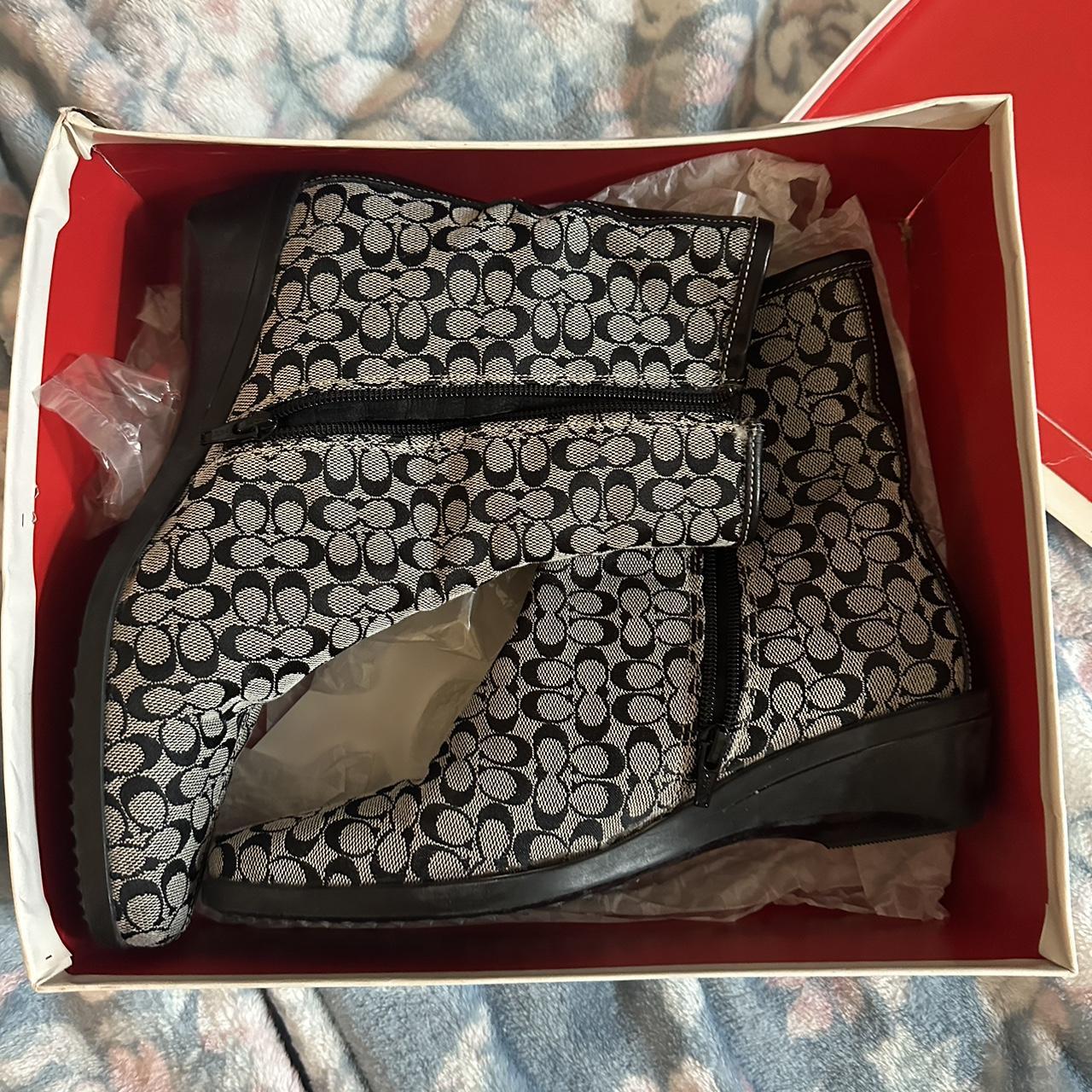 Black coach outlet booties