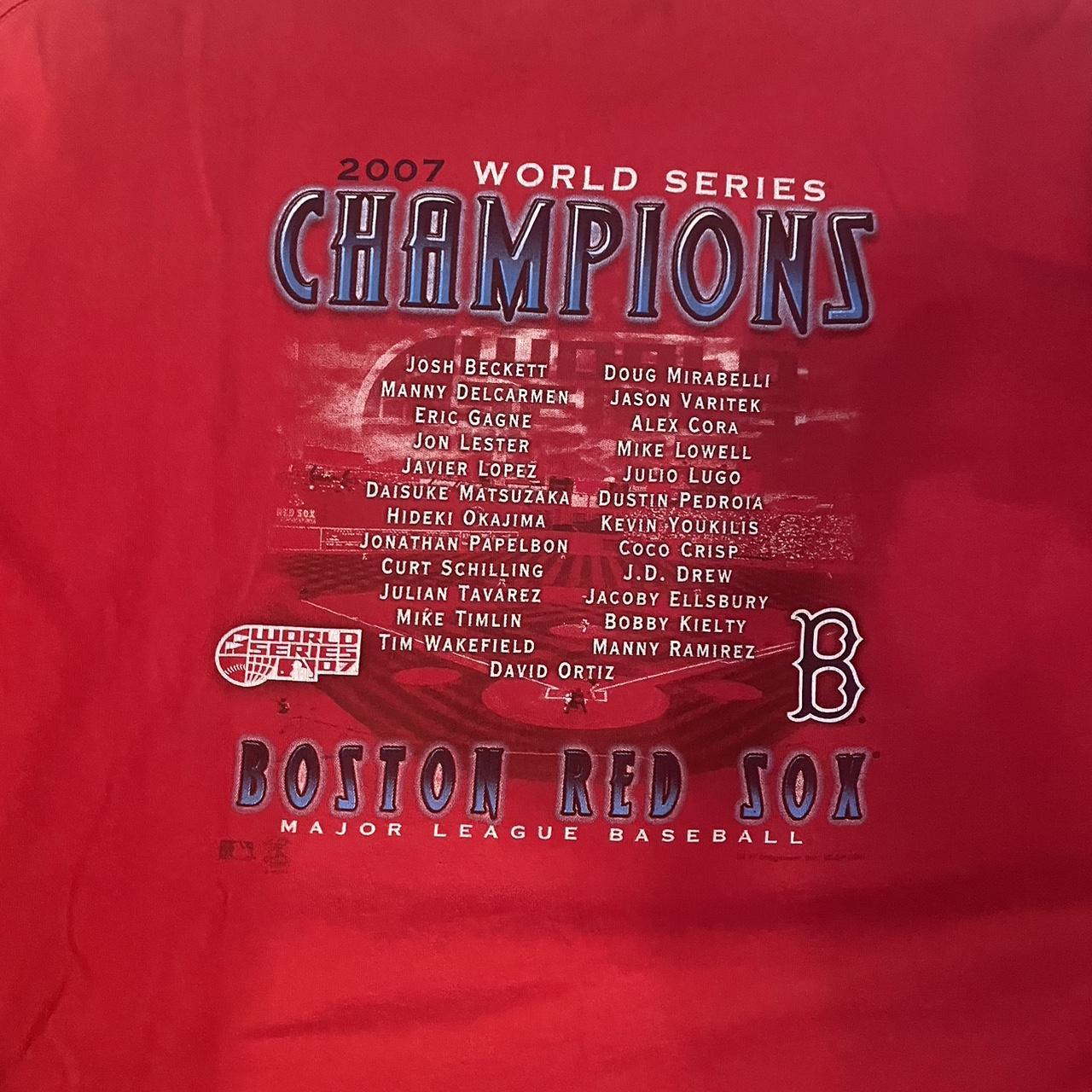 Boston Red Sox MLB Baseball 2007 World Series Champions T Shirt