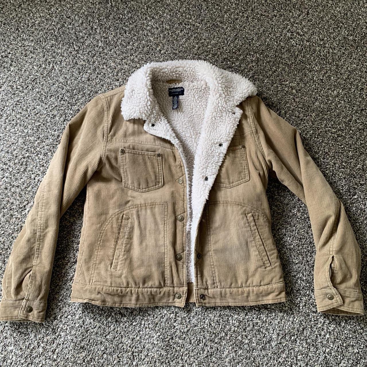 american eagle corduroy sherpa jacket