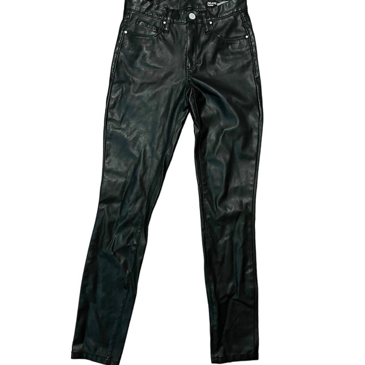 BLANKNYC Faux Leather Pant in Boom Bap