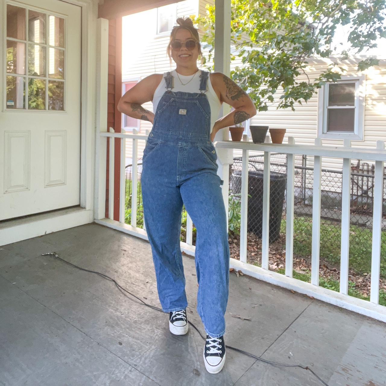 OLD NAVY VINTAGE OVERALLS #vintage #oldnavy #denim - Depop