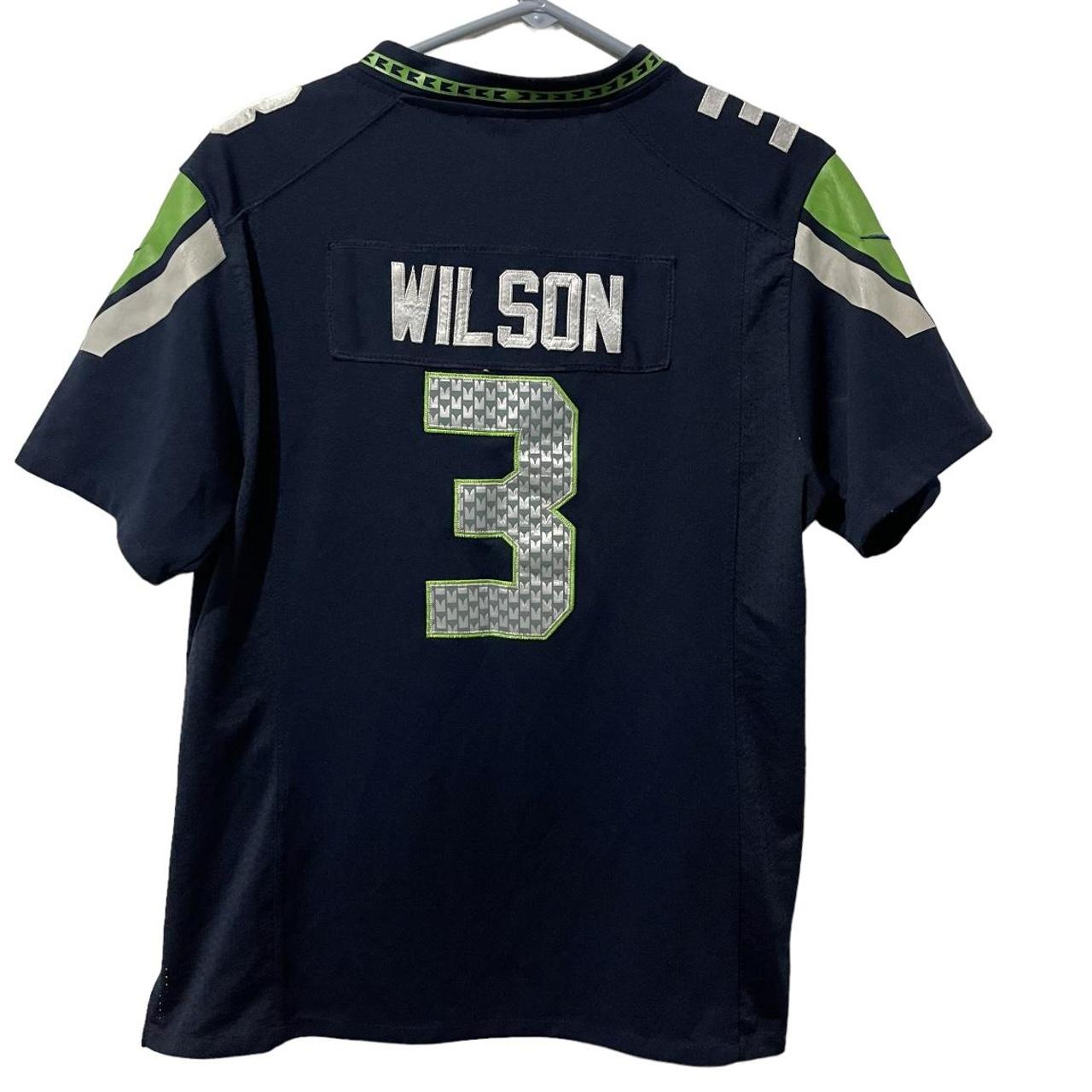 Signed Russell Wilson Jersey - Nike Blue