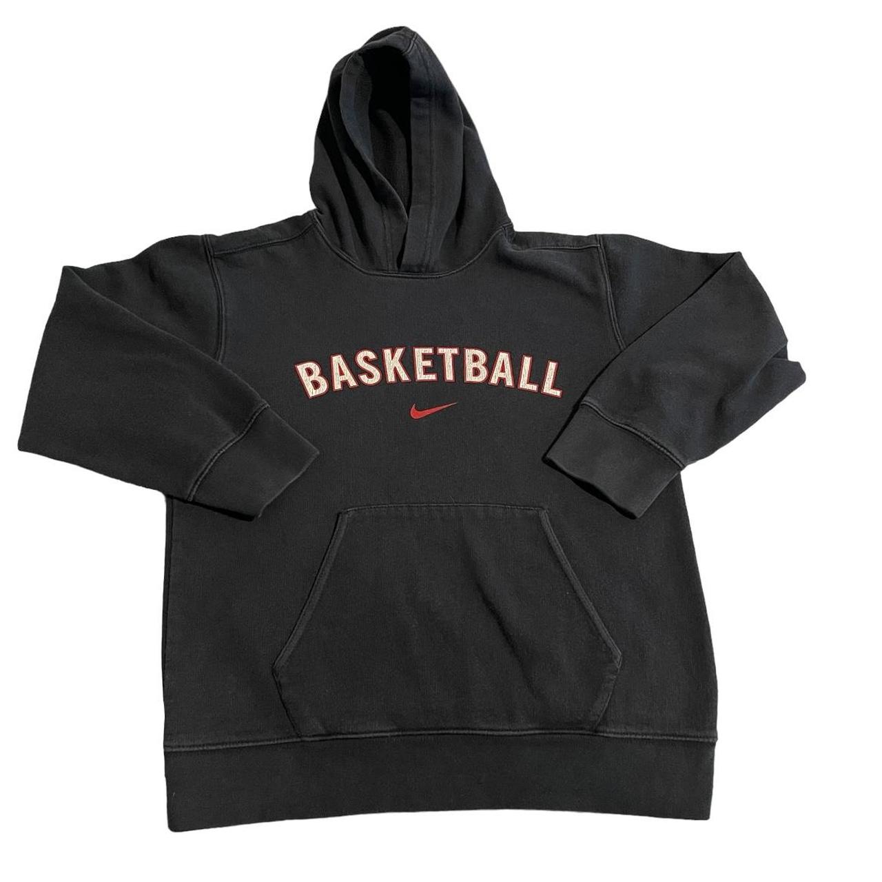 Vintage nike black discount hoodie