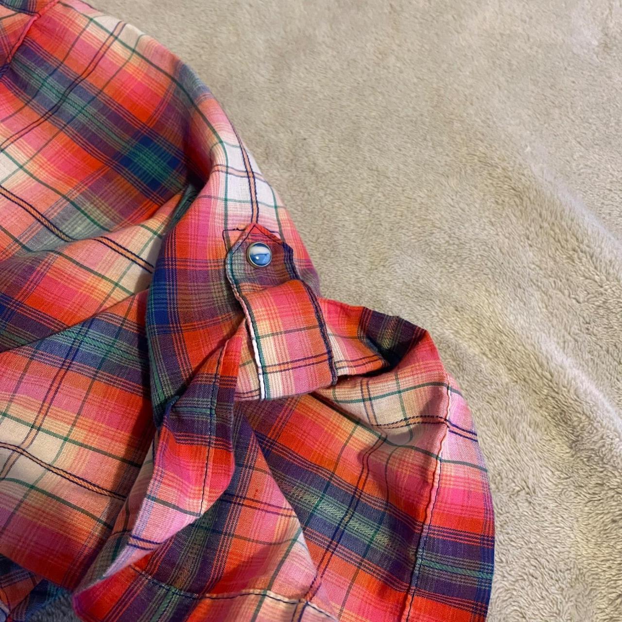 Wrangler Men's Shirt - Red/Blue - XXL – Vintage W… - image 6