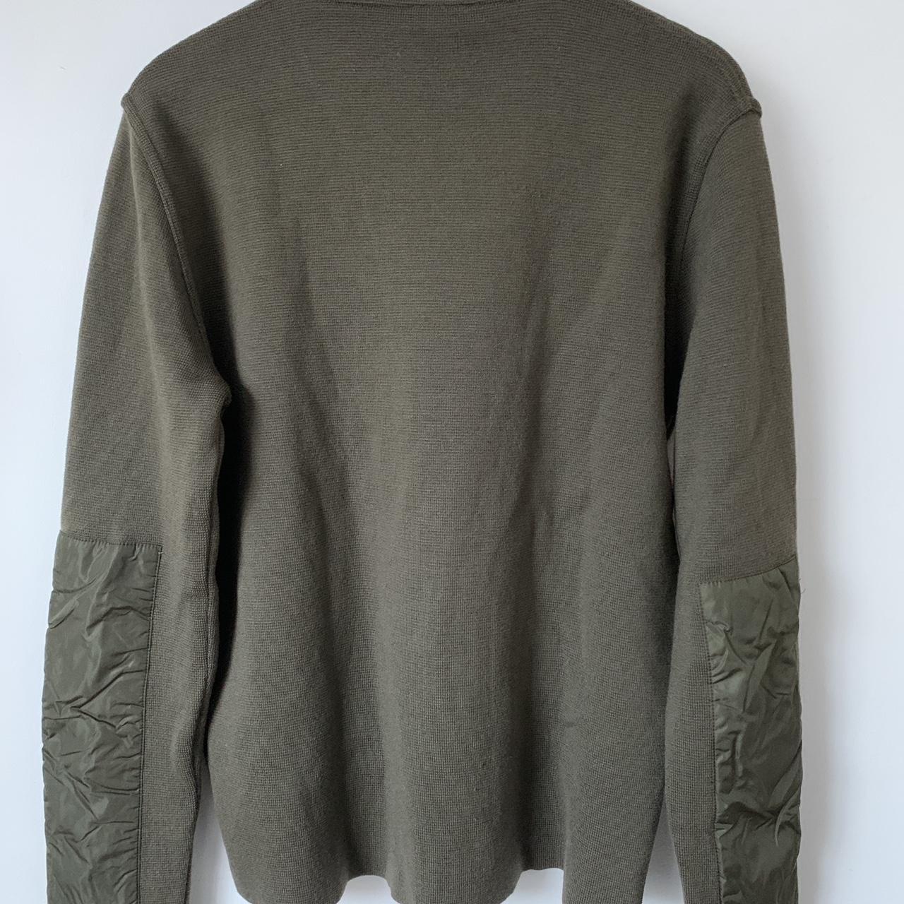 Prada quarter zip knit sweater dark olive green size | Depop Prada quarter zip knit sweater dark olive green size | Depop