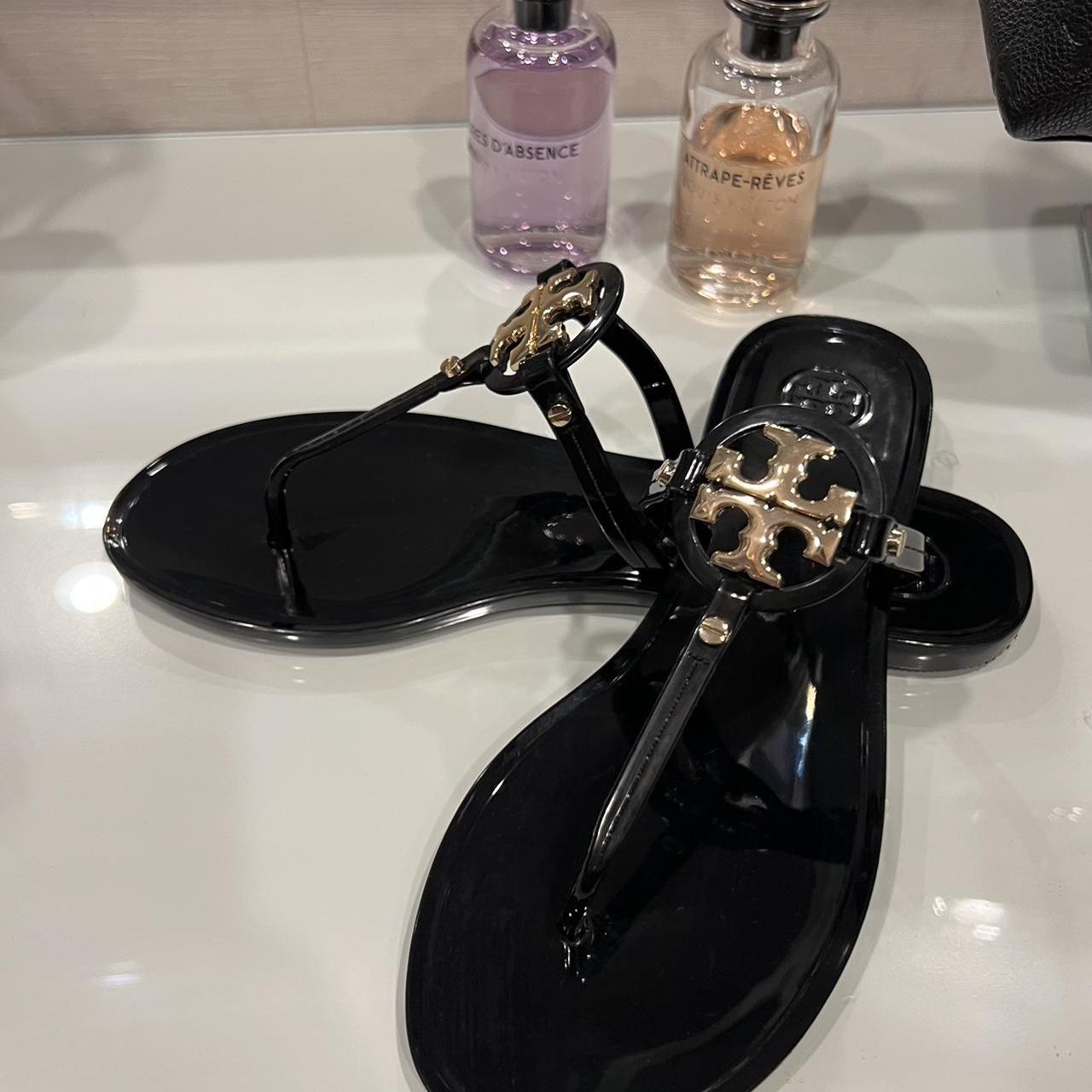 tory burch jelly shoes