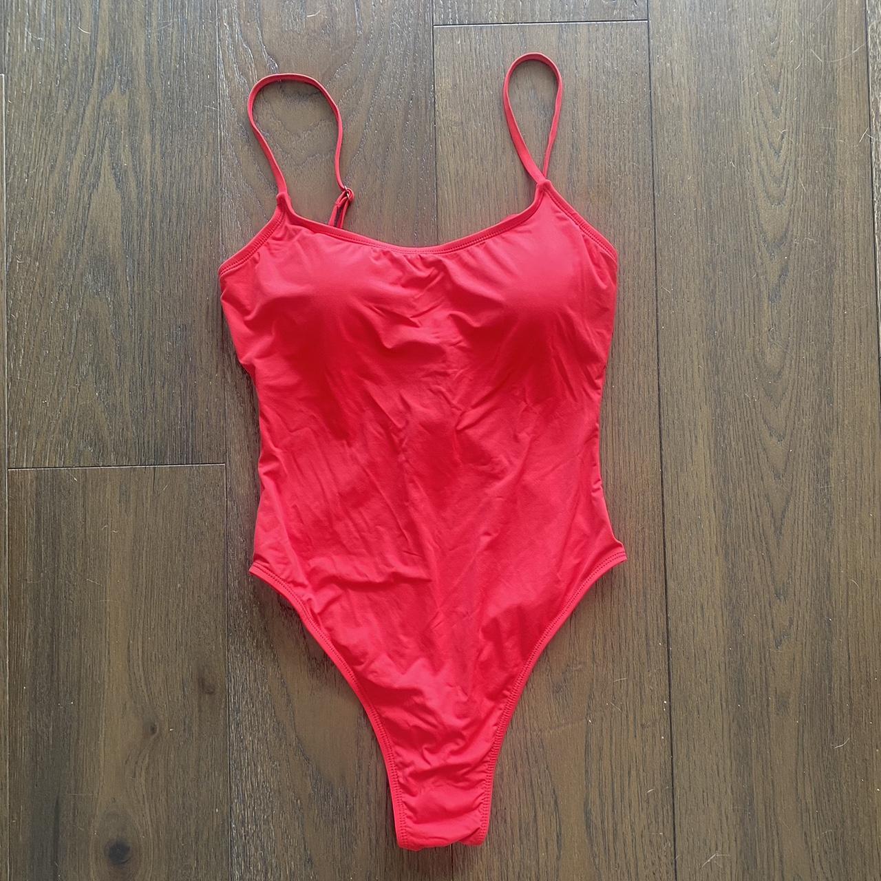 Andie Laguna swimsuit in cherry red Worn once and... - Depop