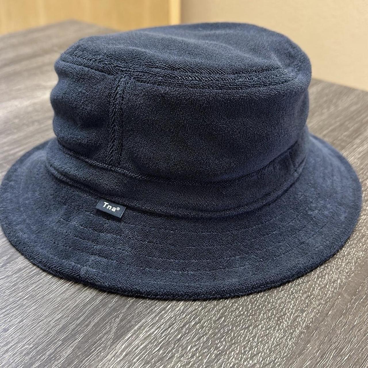 Aritzia Tna Bucket Hat navy blue S/M - Depop