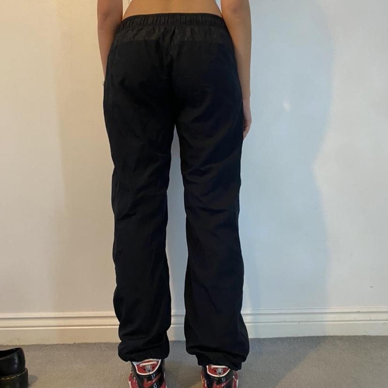 Nike Black Baggy Tracksuit Bottoms Size Model is a... Depop
